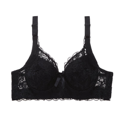 Bigger Bust Bra - Yellow Lace Design for Enhanced Support and Style Women's Bridal Support Without Padding Full Coverage Underwi