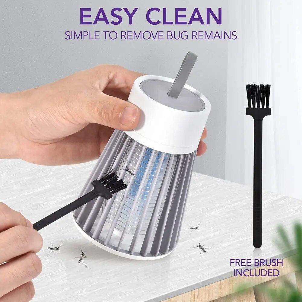 Mosquito Killer Lamp Trap Machine with UV LED Light Electric Shock for Insects USB Powered Plug in The Plug