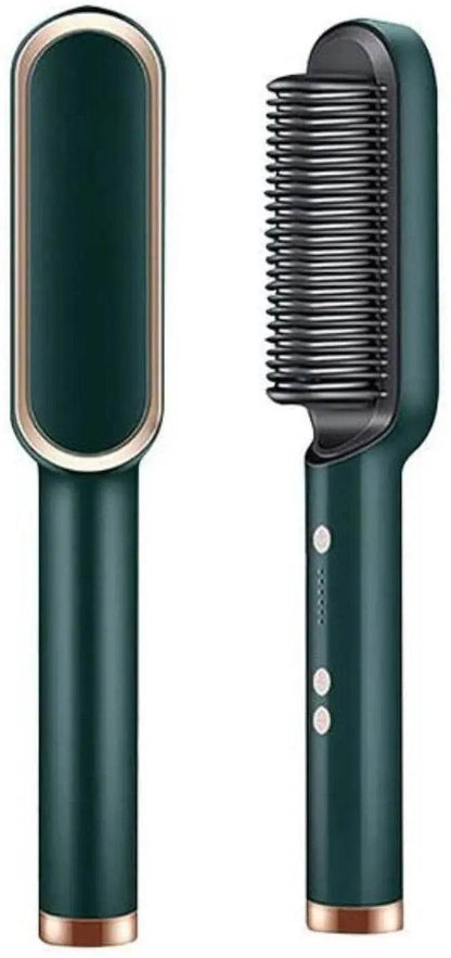 Hair Straightener, Hair Straightener Comb For Women & Men, Hair Styler, Straightener Machine Brush/Ptc Heating Electric Straightener With 5 Temperature