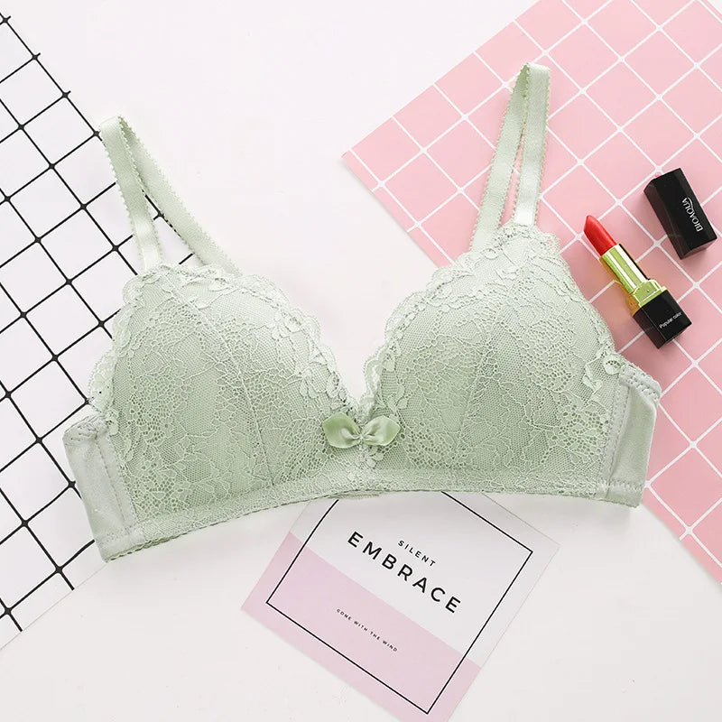 Bras For Women Push Up Plus Size Brassiere Sexy Lace Brasier Mujer Seamless Bralette  Wireless Ladies Bra