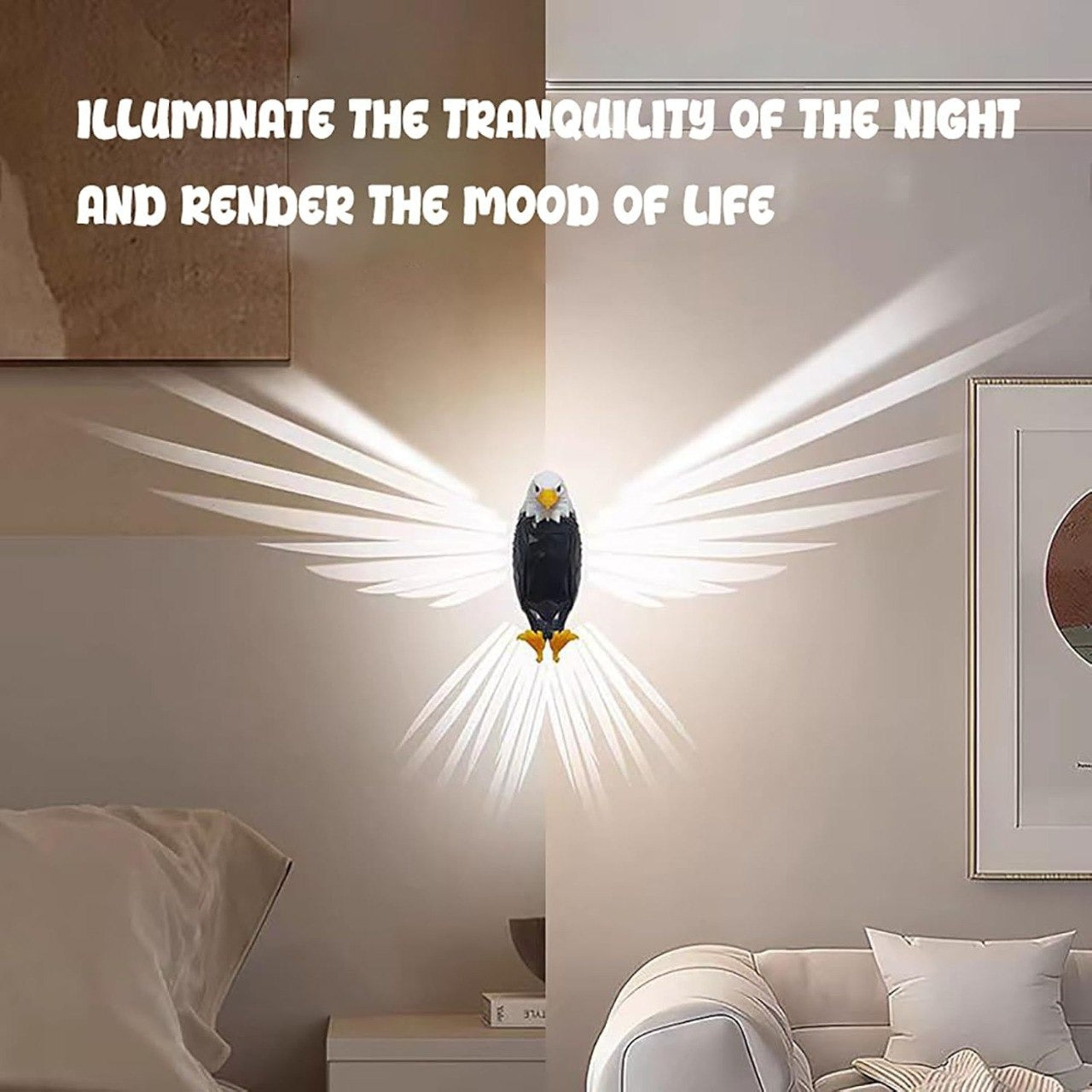 Eagle Wall Light with Remote Control - Stylish, Versatile LED Wall Lamp
