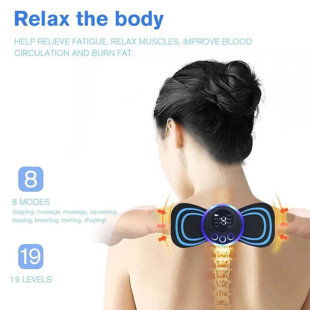 Butterfly Massager 8 Mode & 19 Strength Level EMS Massager