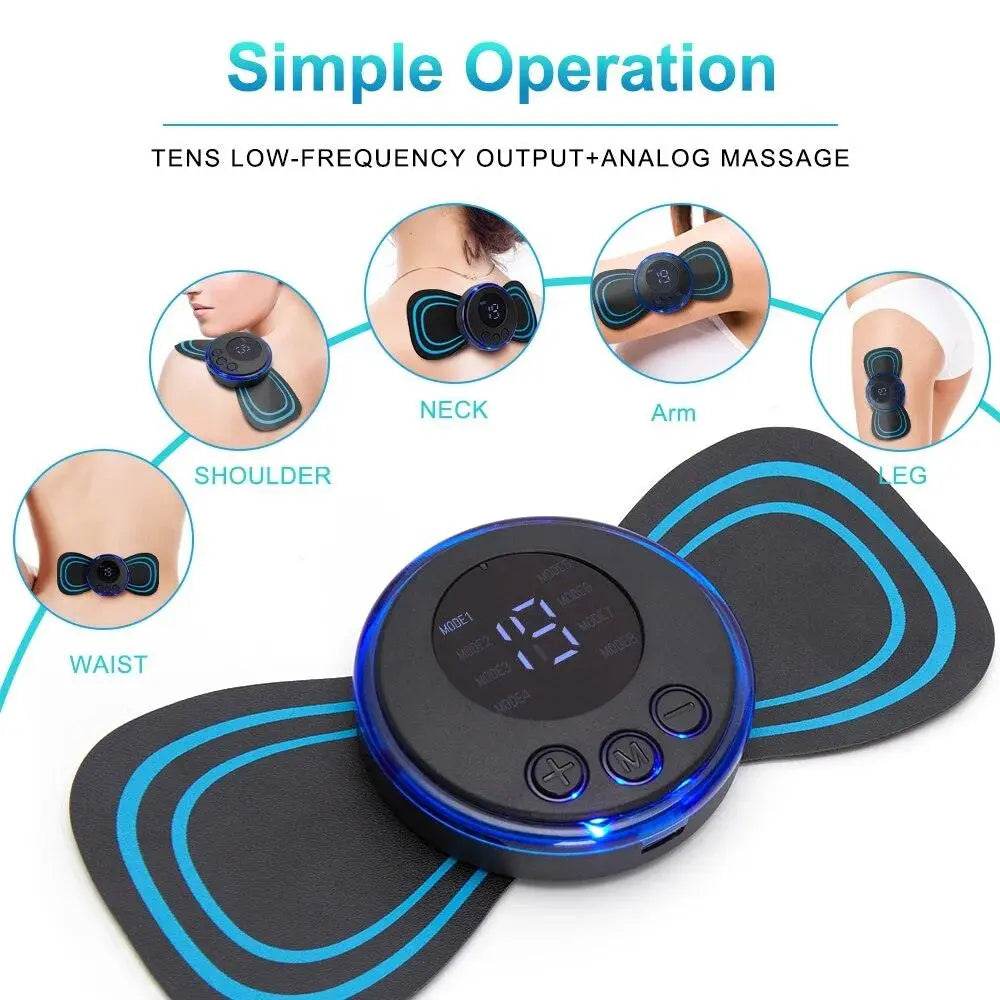 Butterfly Massager 8 Mode & 19 Strength Level EMS Massager