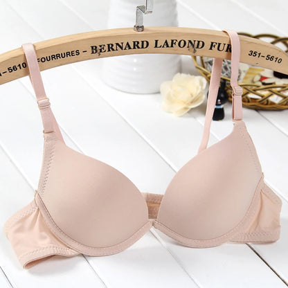 Female Bra Summer Breathable Student Single Breasted Sexy Cute Gathered Smooth Seamless Comfortable Girl's Bra