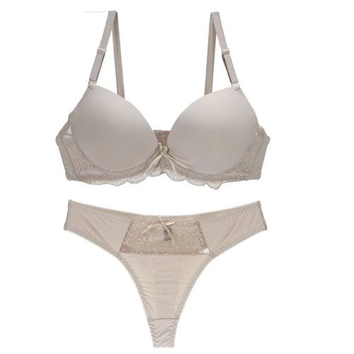 2023 Bra Sets Luxurious Saturated Lace BCDE Cup Underwear For Women Beige Blue Green Black Pink Purple Female Lingerie