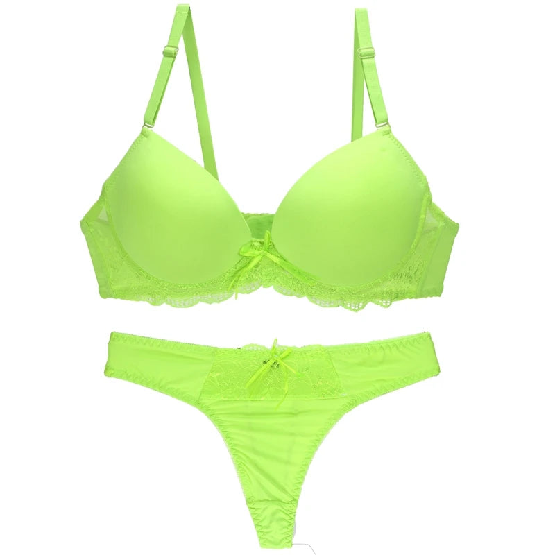 2023 Bra Sets Luxurious Saturated Lace BCDE Cup Underwear For Women Beige Blue Green Black Pink Purple Female Lingerie