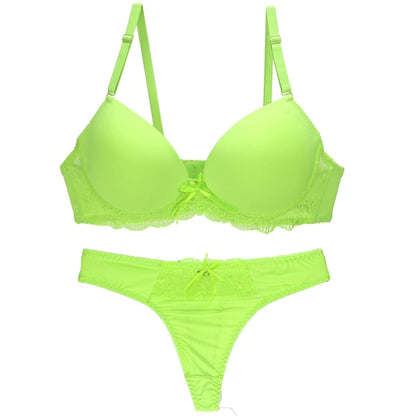 2023 Bra Sets Luxurious Saturated Lace BCDE Cup Underwear For Women Beige Blue Green Black Pink Purple Female Lingerie