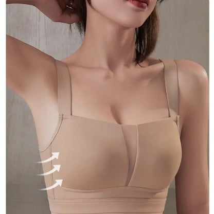 Big Bust Minimizing, Anti-Sagging Bra, Wireless, Plus Size, Seamless, Adjustable Back, Anti-Sagging, Side Breast Control Bra