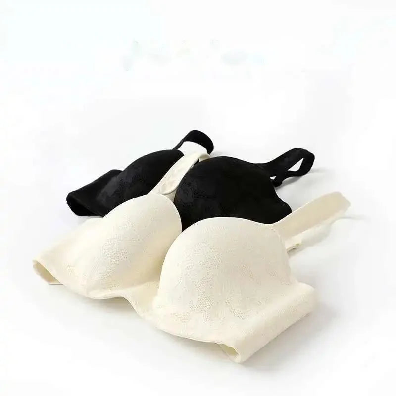Bras For Woman Push Up Bralette Full Cup D E F G H Plus Size Black Lingerie Underwer 75 80 85 90 95 100 105 Stick On Bra