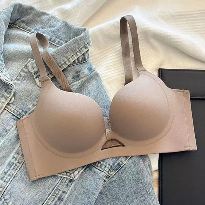 Bras for Small Chest Wireless Lift No Padding Push Up for Small Breasts Comfortable Seamless Non Padded Anti Sagging Bra