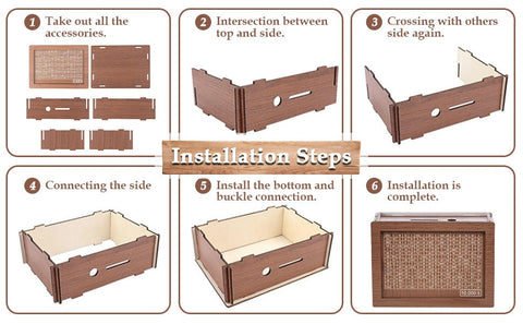 Wooden Piggy Bank | Carved Money Box for Kids & Adults | Savings Coin Box