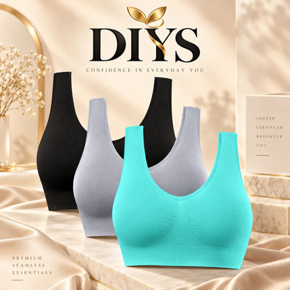 DIYS Cloud Soft Seamless Bra – Wireless Everyday Comfort