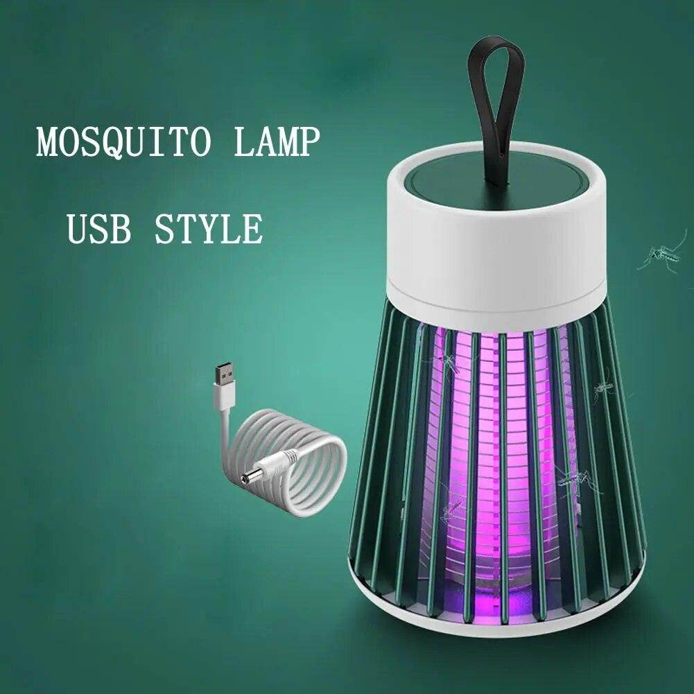 Mosquito Killer Lamp Trap Machine with UV LED Light Electric Shock for Insects USB Powered Plug in The Plug