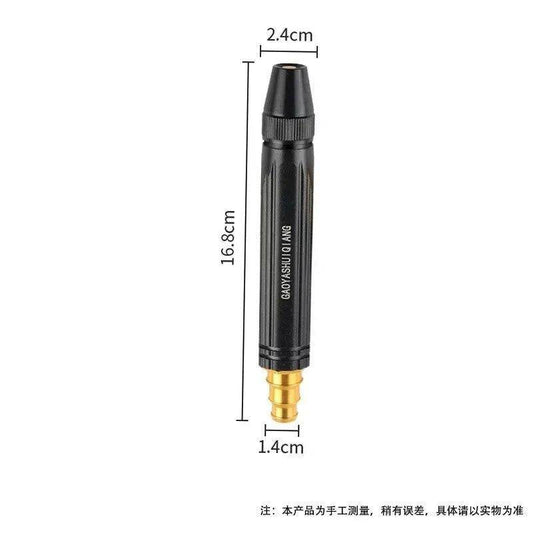 Brass Water Spray Nozzle Water Spray Gun, Car Wash Nozzle, High Pressure Nozzle Spray Water Gun, Water Jet Hose Nozzles Pipe For Gardening, Bike,Car Wash,Window Cleaning (Black Pen Nozzle)