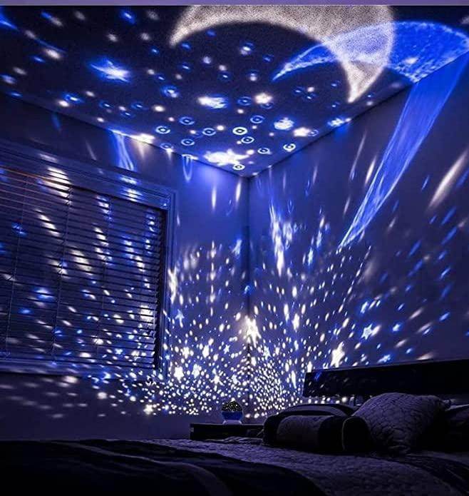 Premium c Lamp Projector with Colors and USB Cable,Lamp for Kids Room Night Bulb (Multi Color,Pack of 1)