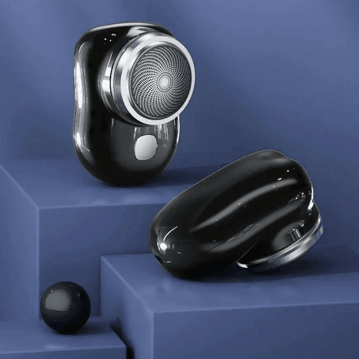 Mini Electric Razor - Rechargeable and Tailored for Simple One-Button Use, Ensuring Maximum Convenience Whether You're at Home, in the Car, or Exploring New Destinations