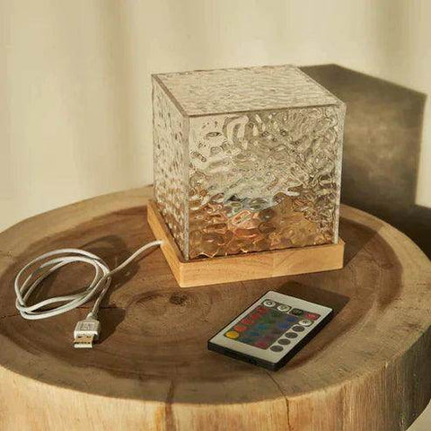 Gardino Ocean Wave, Romantic Warm Ocean Wave Water Night Light Projector 3D Water Wave Effect, Romantic LED Light Projector Projection Lamps